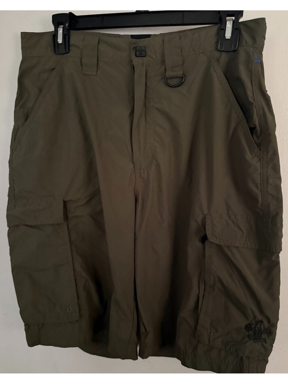 Boy Scouts Centennial Uniform Shorts Green Adult XS 100% Supplex Nylon